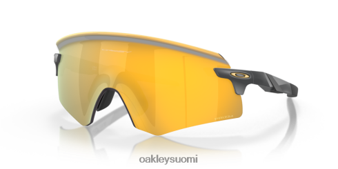 Oakley enkooderi prizm 24k linssit, matta hiilirunko silmälasit 2T48V41044