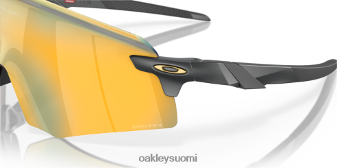 Oakley enkooderi prizm 24k linssit, matta hiilirunko silmälasit 2T48V41044
