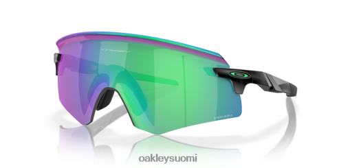 Oakley enkooderi prizm jade linssit, mattamusta mustekehys silmälasit 2T48V41051