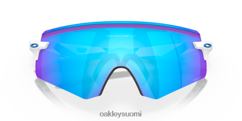 Oakley enkooderi prizm safiirilinssit, kiillotettu valkoinen kehys silmälasit 2T48V41046