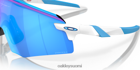 Oakley enkooderi prizm safiirilinssit, kiillotettu valkoinen kehys silmälasit 2T48V41046