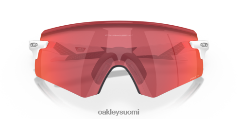 Oakley enkooderi prizm trail taskulamppulinssit, matta valkoinen kehys silmälasit 2T48V41052