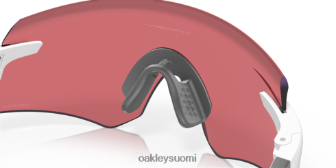 Oakley enkooderi prizm trail taskulamppulinssit, matta valkoinen kehys silmälasit 2T48V41052