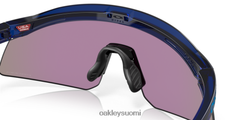 Oakley hydra prizm jade linssit, läpikuultava sininen kehys silmälasit 2T48V4153