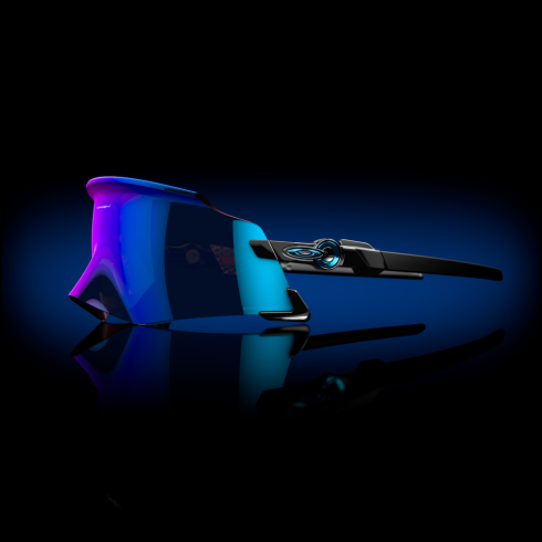 Oakley kato prim safiirilinssit, kiillotettu musta kehys silmälasit 2T48V4981