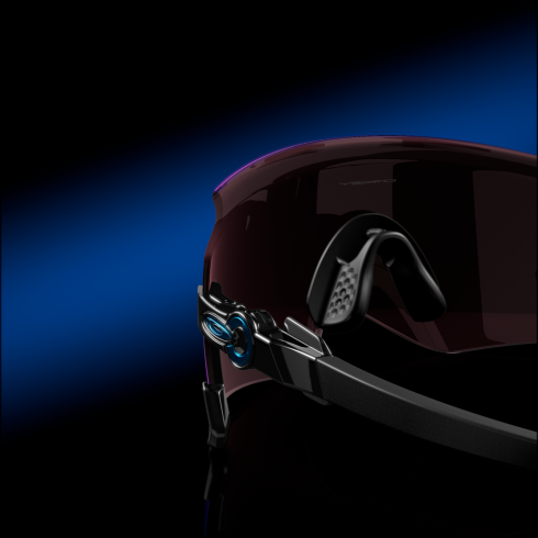 Oakley kato prim safiirilinssit, kiillotettu musta kehys silmälasit 2T48V4981