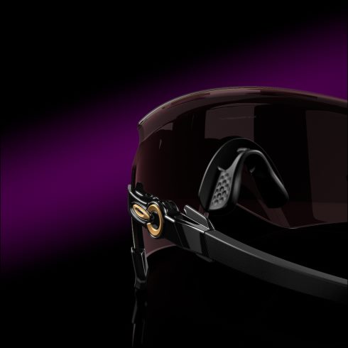 Oakley kato prizm 24k linssit, kiillotettu musta kehys silmälasit 2T48V4987