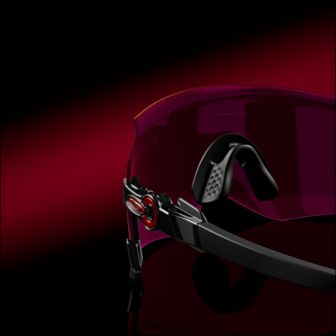 Oakley kato prizm road linssit, kiillotettu musta kehys silmälasit 2T48V4988