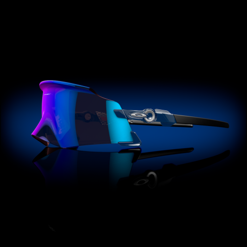 Oakley kato prizm safiirilinssit, kiillotettu poseidon-kehys silmälasit 2T48V4986