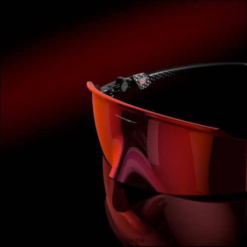 Oakley kato prizm trail taskulamppulinssit, kiillotettu musta kehys silmälasit 2T48V4983