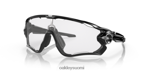 Oakley leuanmurtaja kirkkaasta mustaan ​​iridium fotokromaattiset linssit, kiillotettu musta kehys silmälasit 2T48V4400