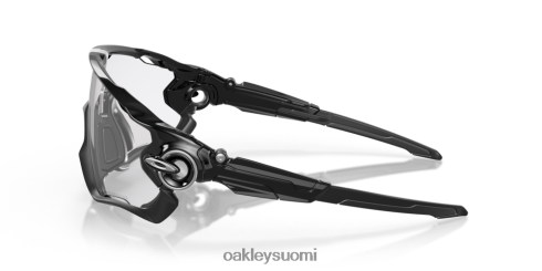 Oakley leuanmurtaja kirkkaasta mustaan ​​iridium fotokromaattiset linssit, kiillotettu musta kehys silmälasit 2T48V4400