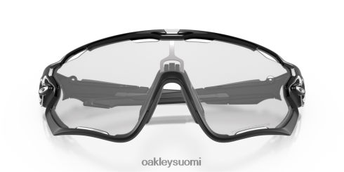 Oakley leuanmurtaja kirkkaasta mustaan ​​iridium fotokromaattiset linssit, kiillotettu musta kehys silmälasit 2T48V4400