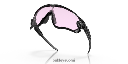 Oakley leuanmurtaja prizm heikossa valossa linssit, kiillotettu musta kehys silmälasit 2T48V4405