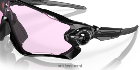 Oakley leuanmurtaja prizm heikossa valossa linssit, kiillotettu musta kehys silmälasit 2T48V4405