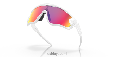 Oakley leuanmurtaja prizm road linssit, kiillotettu valkoinen kehys silmälasit 2T48V4406