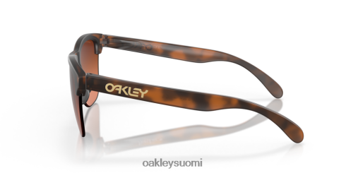 Oakley sammakonnahat lite Prim ruskeat gradienttilinssit, mattaruskea kilpikonnarunko silmälasit 2T48V4214