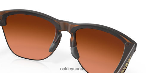 Oakley sammakonnahat lite Prim ruskeat gradienttilinssit, mattaruskea kilpikonnarunko silmälasit 2T48V4214