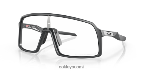 Oakley sutro kirkkaasta mustaan ​​iridium fotokromaattiset linssit, matta hiilirunko silmälasit 2T48V490