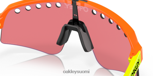 Oakley sutro lite sweep (ilmattu) prizm trail taskulamppulinssit, oranssi kehys silmälasit 2T48V4235