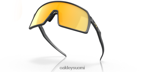 Oakley sutro prizm 24k linssit, matta hiilirunko silmälasit 2T48V479