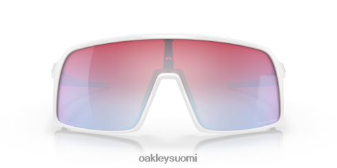 Oakley sutro prizm lumisafiirilinssit, kiillotettu valkoinen kehys silmälasit 2T48V486