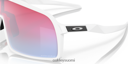 Oakley sutro prizm lumisafiirilinssit, kiillotettu valkoinen kehys silmälasit 2T48V486