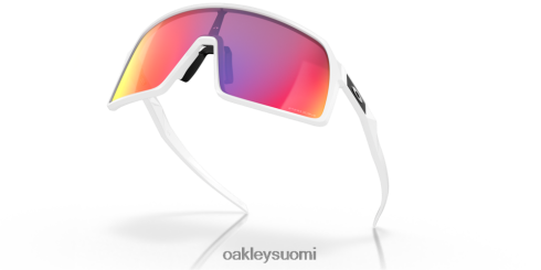 Oakley sutro prizm road linssit, matta valkoinen kehys silmälasit 2T48V480