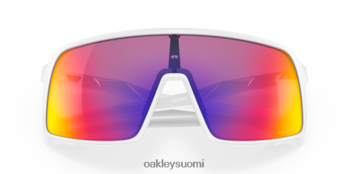 Oakley sutro prizm road linssit, matta valkoinen kehys silmälasit 2T48V480