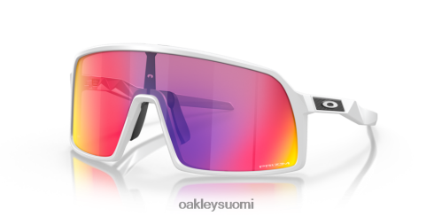 Oakley sutro s prizm road linssit, matta valkoinen kehys silmälasit 2T48V4276