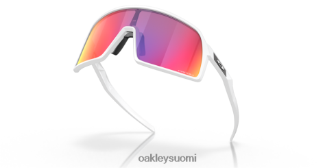 Oakley sutro s prizm road linssit, matta valkoinen kehys silmälasit 2T48V4276