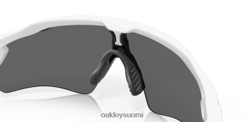 Oakley tutkan polku Prim mustat polarisoidut linssit, kiillotettu valkoinen kehys silmälasit 2T48V439