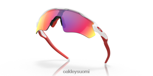Oakley tutkan polku prizm road linssit, kiillotettu valkoinen kehys silmälasit 2T48V424