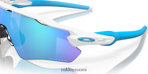 Oakley tutkan polku prizm safiirilinssit, kiillotettu valkoinen kehys silmälasit 2T48V433
