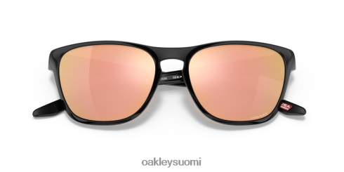 Oakley Manorburn prizm rose gold linssit, kiillotettu musta kehys silmälasit 2T48V41092
