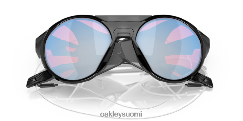 Oakley clifden prizm lumisafiirilinssit, kiillotettu musta kehys silmälasit 2T48V4463