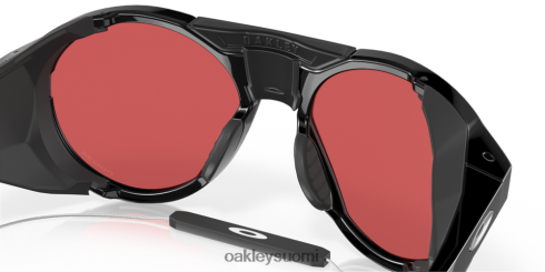 Oakley clifden prizm lumisafiirilinssit, kiillotettu musta kehys silmälasit 2T48V4463