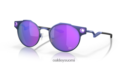 Oakley deadbolt fabio quartararo -kokoelma prizm violetit linssit, matta laivastonsininen kehys silmälasit 2T48V4546