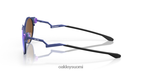 Oakley deadbolt fabio quartararo -kokoelma prizm violetit linssit, matta laivastonsininen kehys silmälasit 2T48V4546
