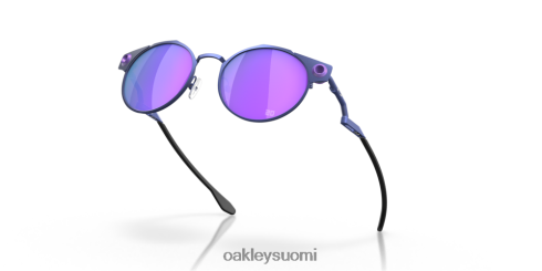 Oakley deadbolt fabio quartararo -kokoelma prizm violetit linssit, matta laivastonsininen kehys silmälasit 2T48V4546