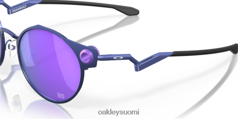 Oakley deadbolt fabio quartararo -kokoelma prizm violetit linssit, matta laivastonsininen kehys silmälasit 2T48V4546