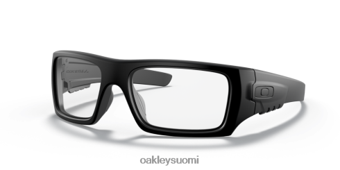 Oakley det johto ppe kirkkaat linssit, mattamusta kehys silmälasit 2T48V4844