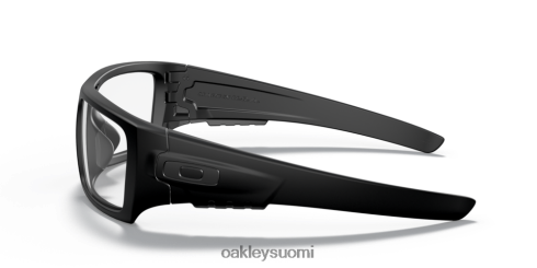 Oakley det johto ppe kirkkaat linssit, mattamusta kehys silmälasit 2T48V4844