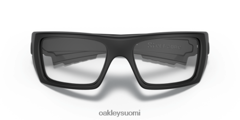 Oakley det johto ppe kirkkaat linssit, mattamusta kehys silmälasit 2T48V4844