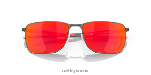 Oakley ejektori prizm rubiini linssit, matta gunmetal runko silmälasit 2T48V4343