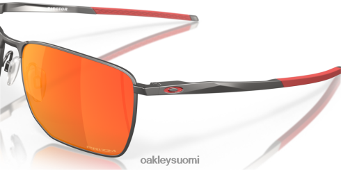 Oakley ejektori prizm rubiini linssit, matta gunmetal runko silmälasit 2T48V4343