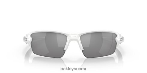 Oakley flak 2.0 (low bridge fit) Slate iridium linssit, kiillotettu valkoinen kehys silmälasit 2T48V4865