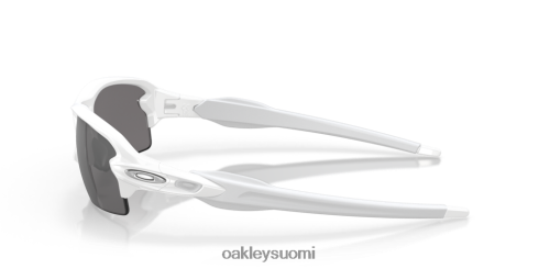 Oakley flak 2.0 (low bridge fit) Slate iridium linssit, kiillotettu valkoinen kehys silmälasit 2T48V4865