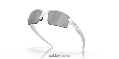Oakley flak 2.0 (low bridge fit) Slate iridium linssit, kiillotettu valkoinen kehys silmälasit 2T48V4865