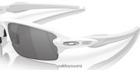 Oakley flak 2.0 (low bridge fit) Slate iridium linssit, kiillotettu valkoinen kehys silmälasit 2T48V4865